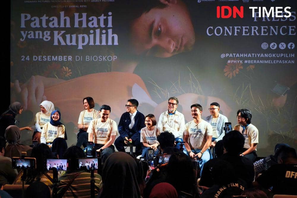 Potret press conference film Patah Hati yang Kupilih di Jakarta, Kamis (18/12/2025)