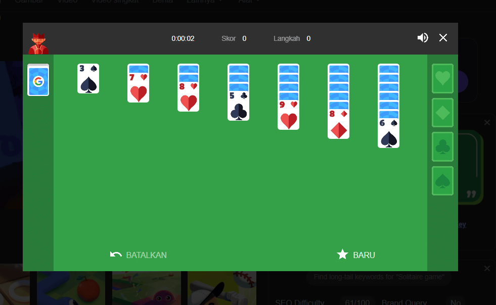 Game yang bisa dimainkan di Google