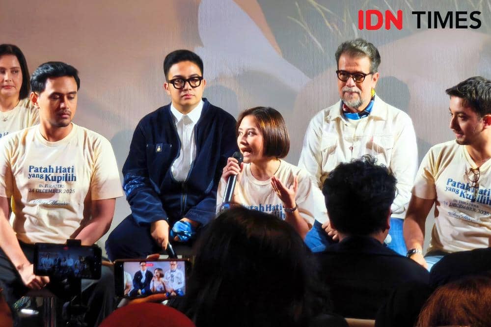 Potret press conference film Patah Hati yang Kupilih di Jakarta, Kamis (18/12/2025)