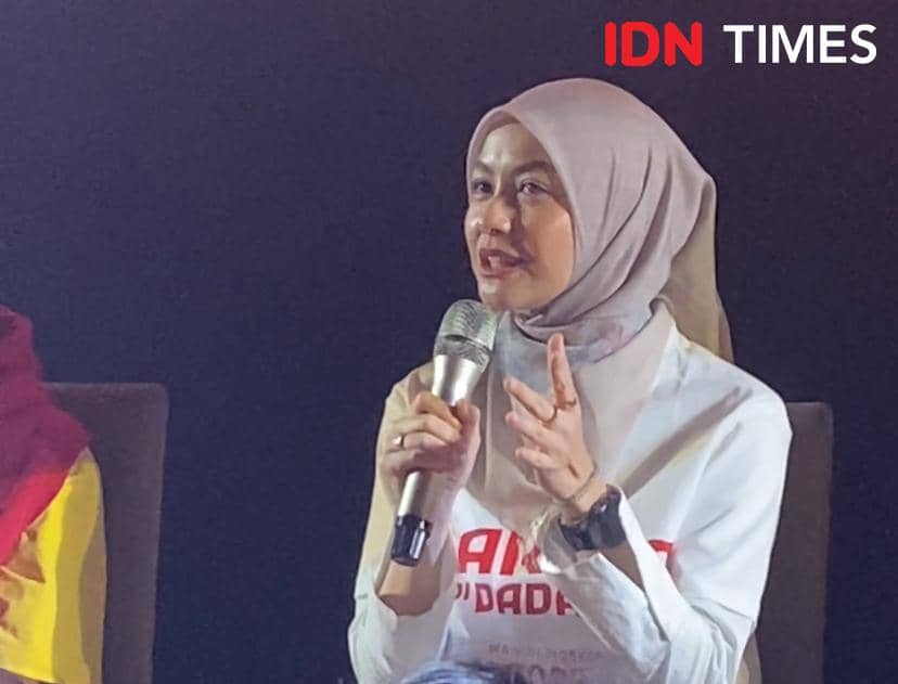 potret Kristo Immanuel di press conference perilisan teaser trailer dan poster animasi Garuda di Dadaku