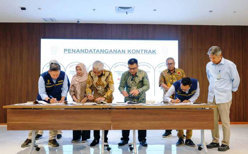 Penandatanganan kontrak 6 paket pekerjaan supervisi pembangunan infrastruktur strategi di IKN