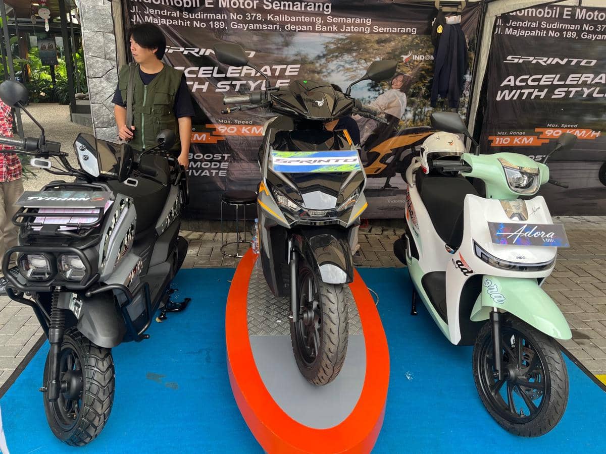 sprinto, indomobil emotor, motor listrik