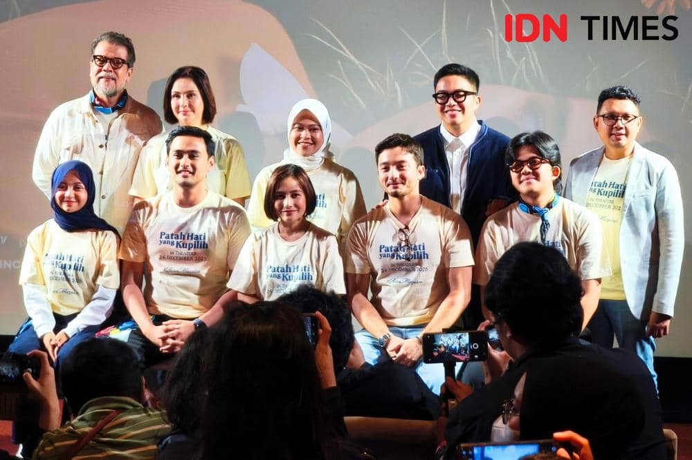 Potret press conference film Patah Hati yang Kupilih di Jakarta, Kamis (18/12/2025)