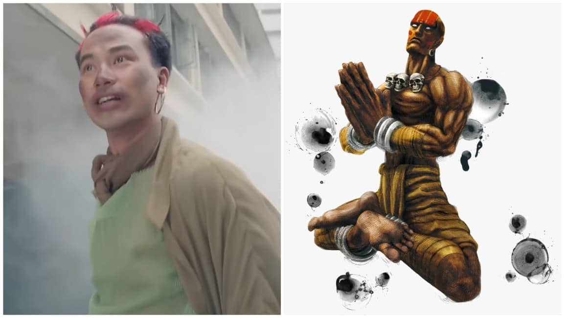 Dhalsim Future Cops dan Street Fighter. (Dok. Golden Harvest/Future Cops, Capcom/Street Fighter)