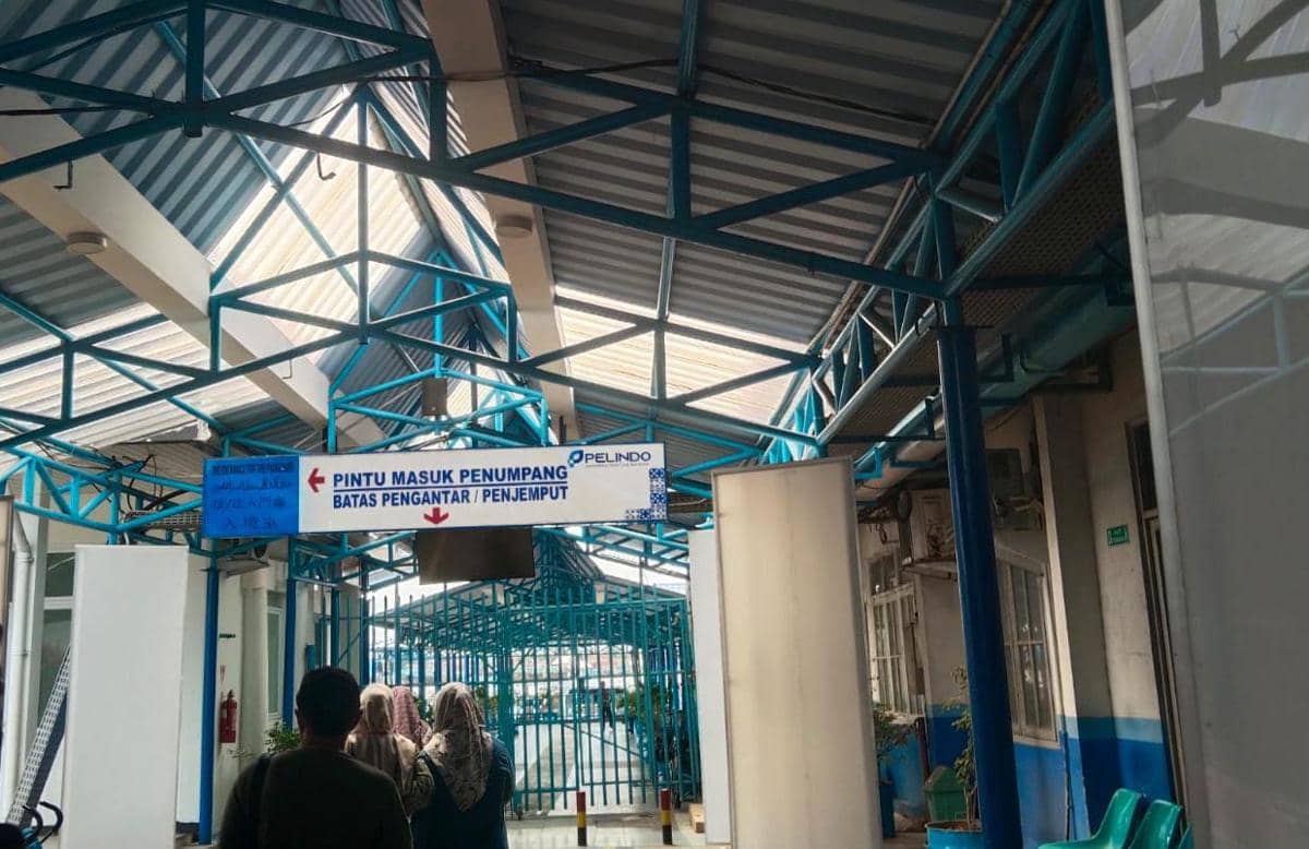 Terminal penumpang Pelabuhan Boom Baru Palembang
