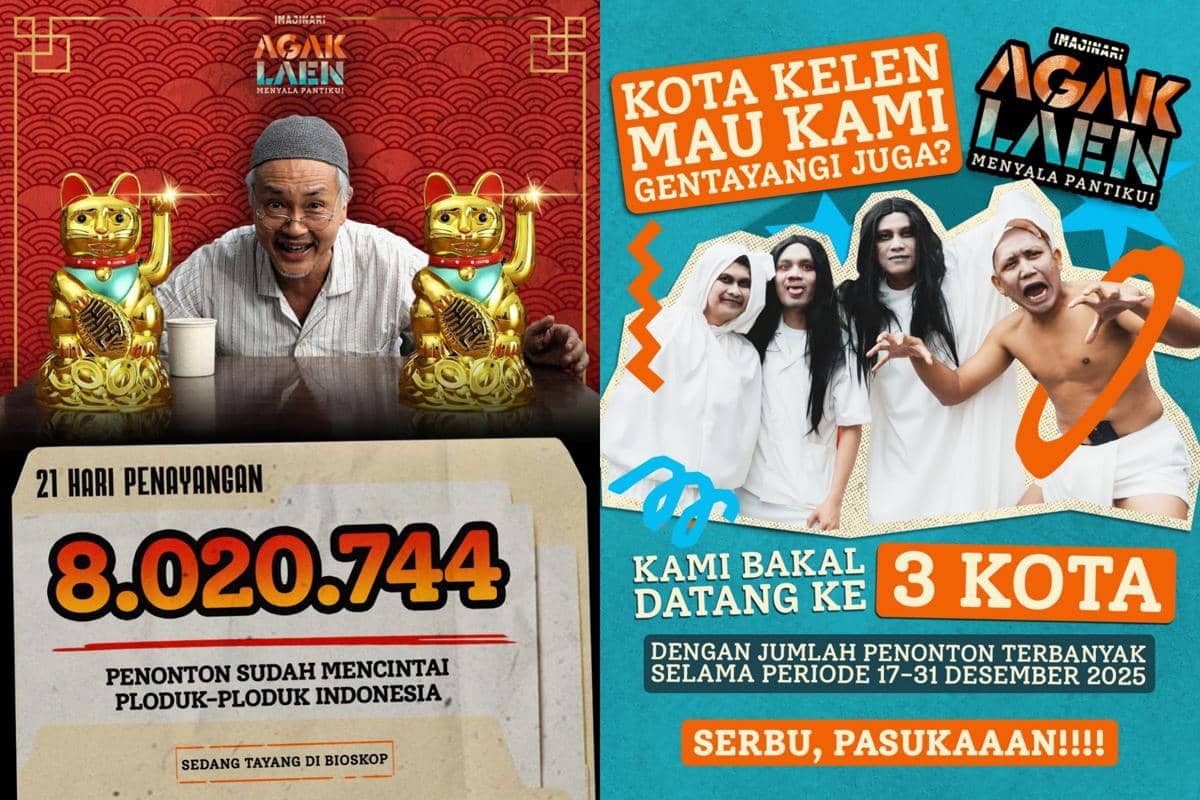 Agak Laen: Menyala Pantiku! 8 juta penonton