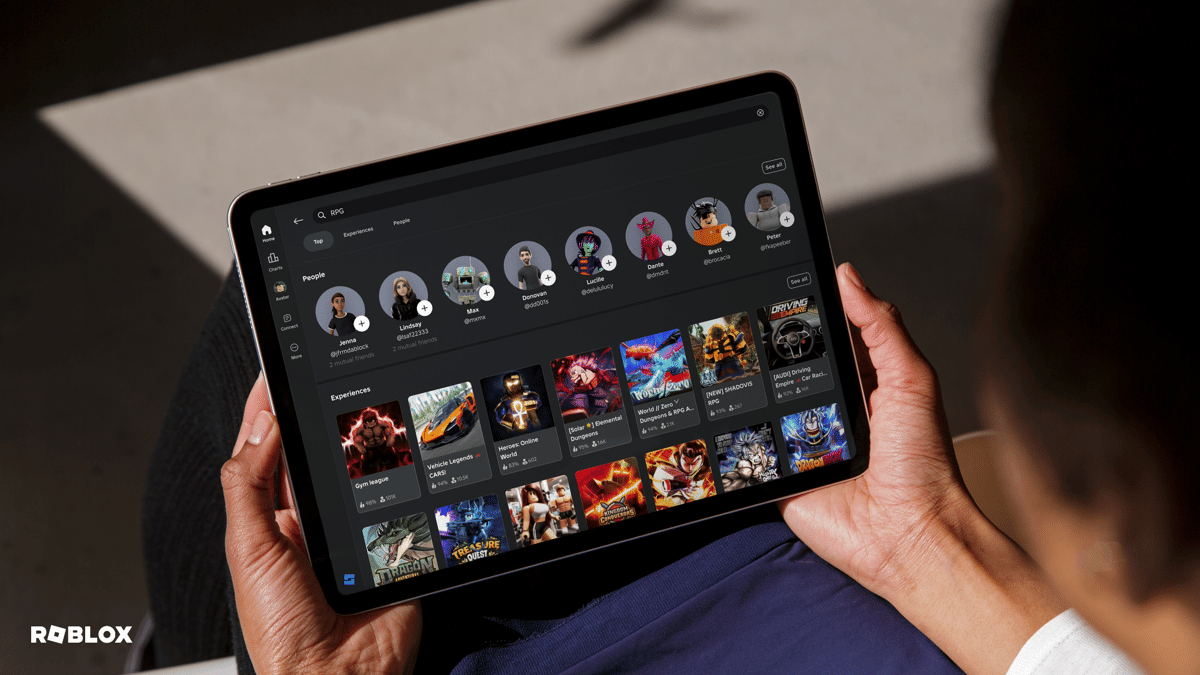 Roblox app di mobile device. (Dok. Roblox)