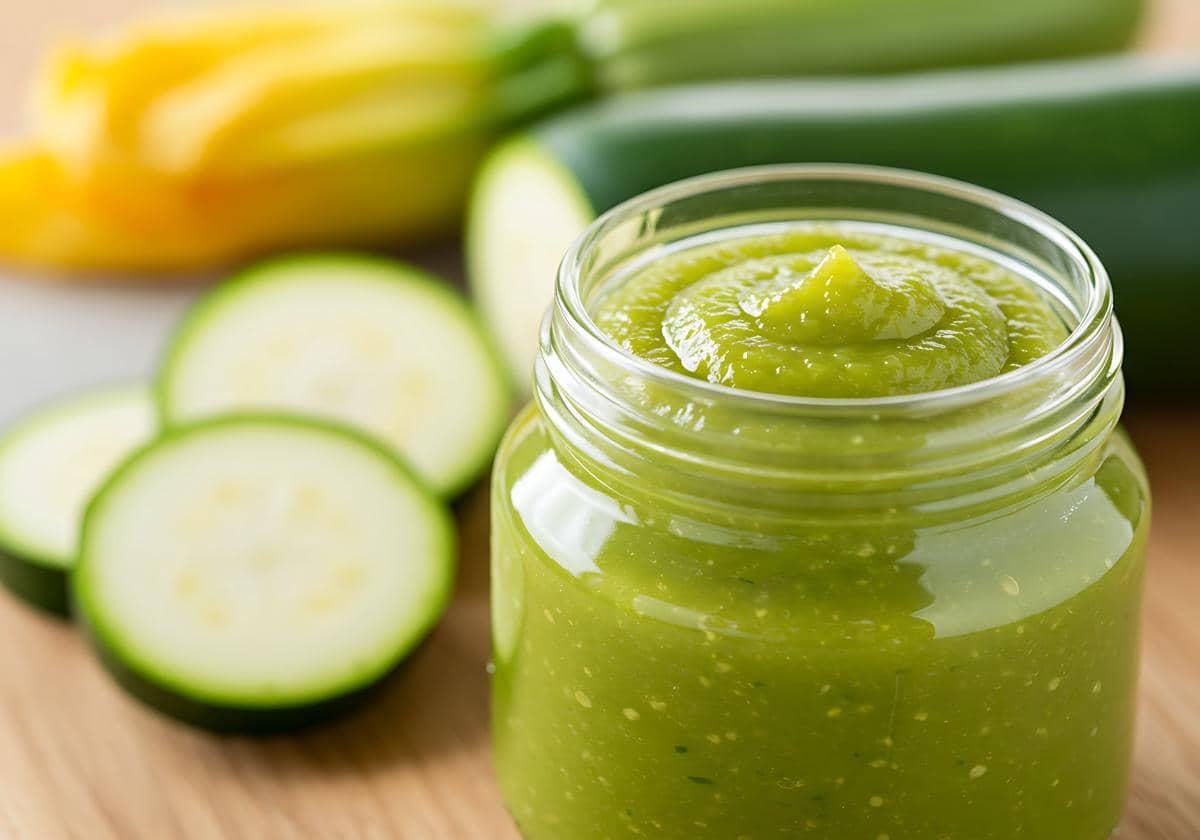 zucchini sesudah diperas