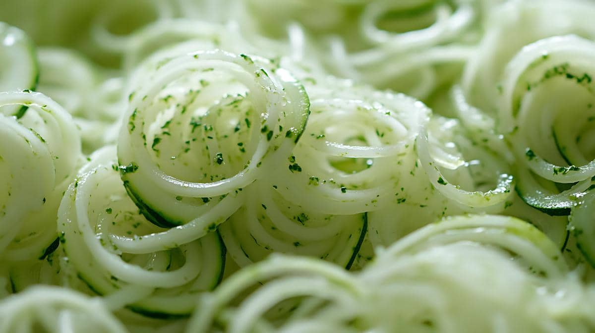 ilustrasi parut zucchini