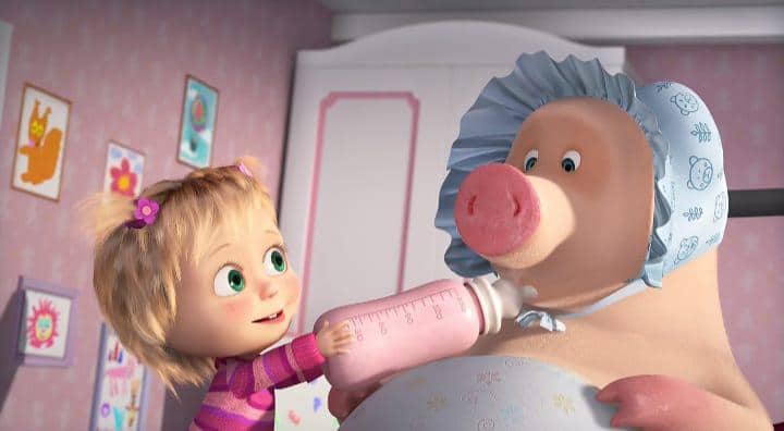 cuplikan Masha and The Bear "Masha Knows Best"