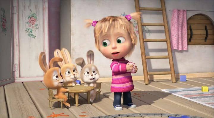 cuplikan Masha and The Bear "Masha Knows Best"