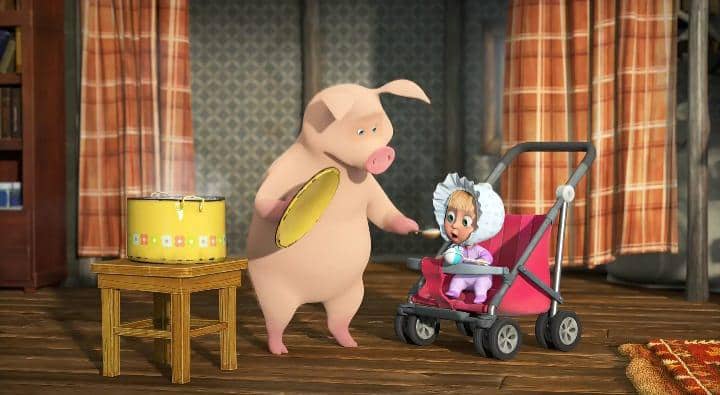 cuplikan Masha and The Bear "Like Mother Like Daughter"