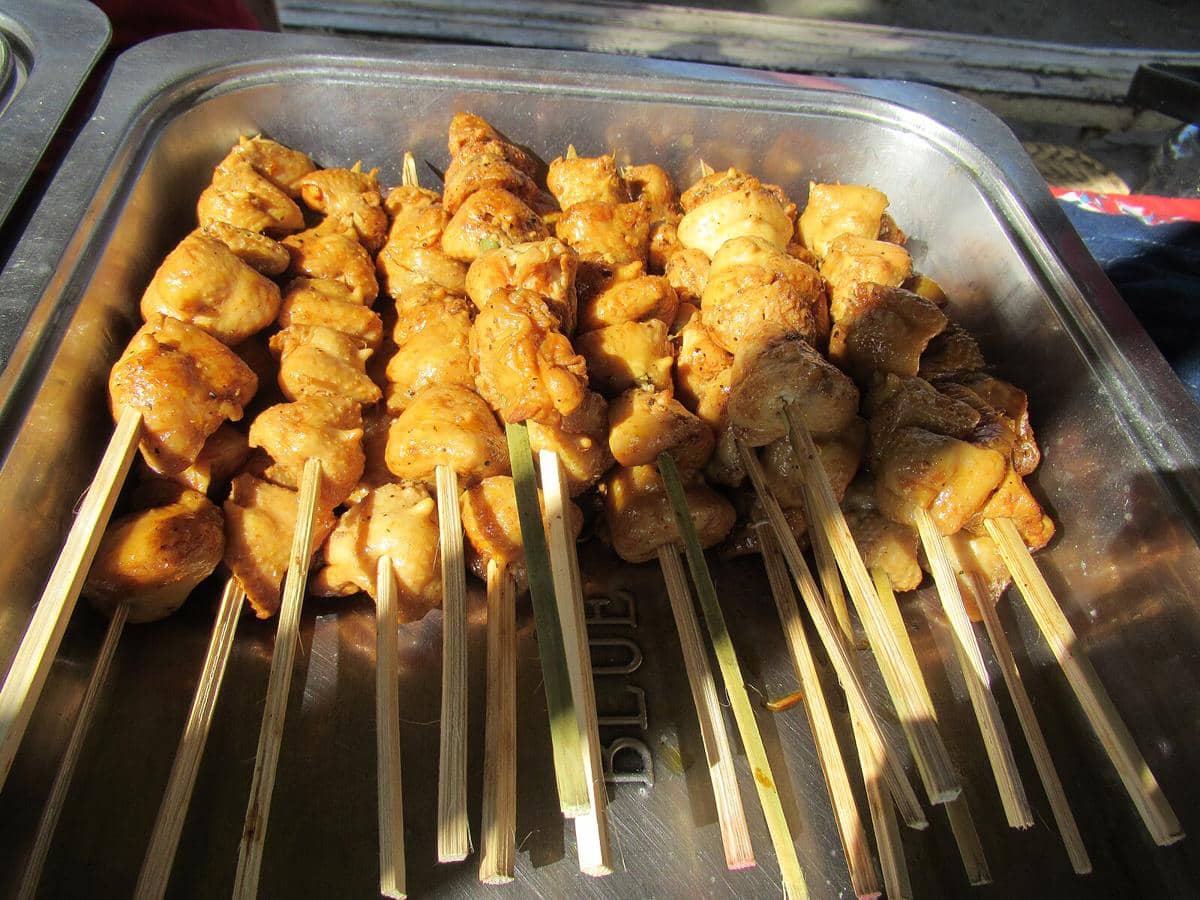 potret sate ayam di Filipina
