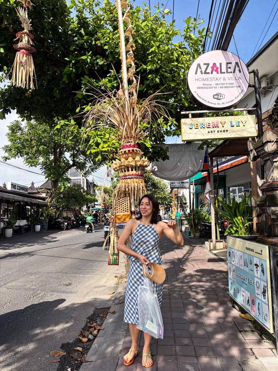 potret aktris Lee Mi Do liburan di Bali 