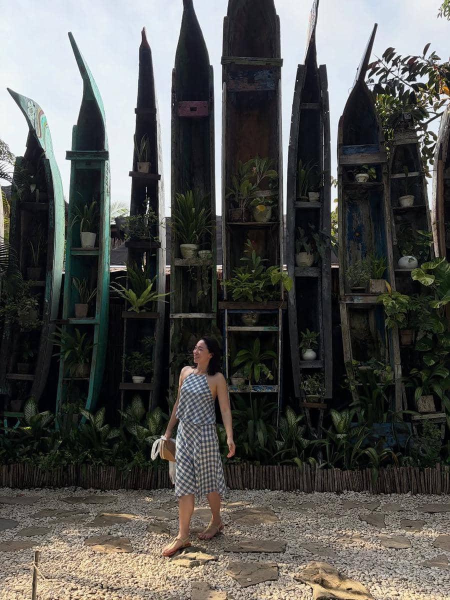 potret aktris Lee Mi Do liburan di Bali 