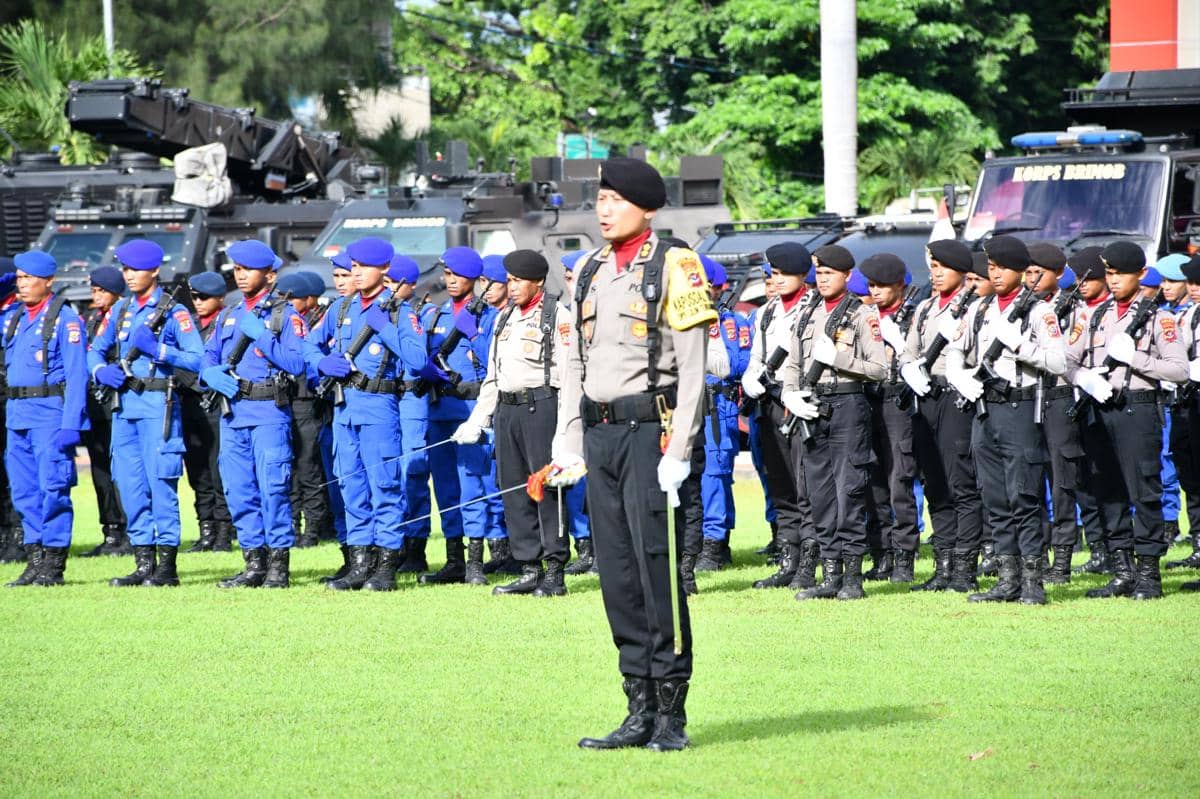  Gelar pasukan Operasi Lilin 2025. (Dok Polda NTT)