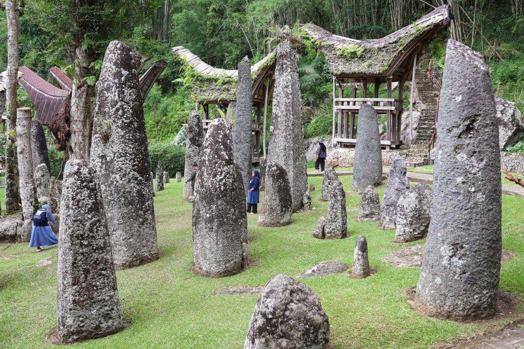 Objek wisata Kalimbuang Bori di Toraja Utara.
