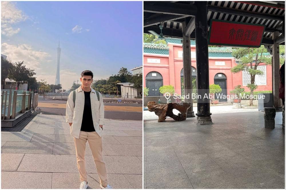 Teuku Ryan menjalani shalat Jumat di Guangzhou