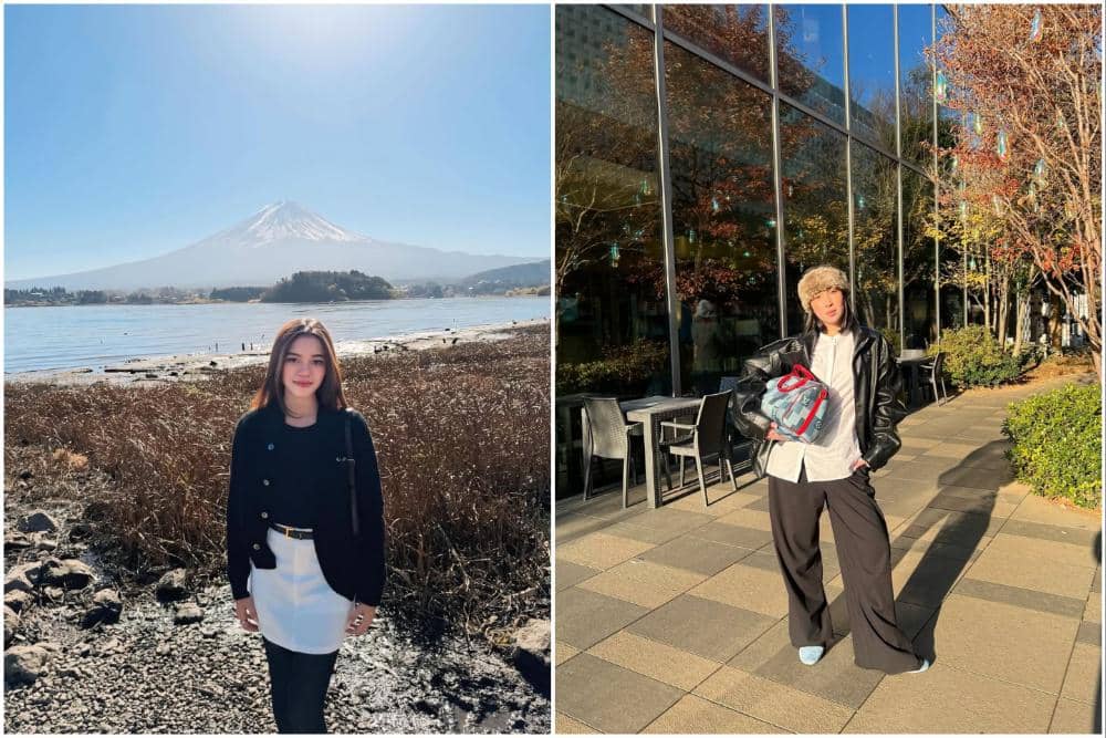 Seleb liburan ke Jepang bulan Desember 2025.