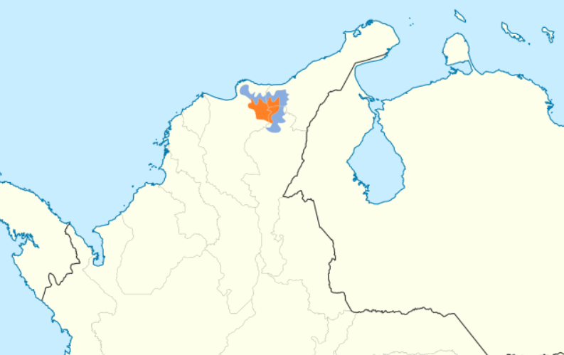 potret penyebaran burung santa marta sabrewing 