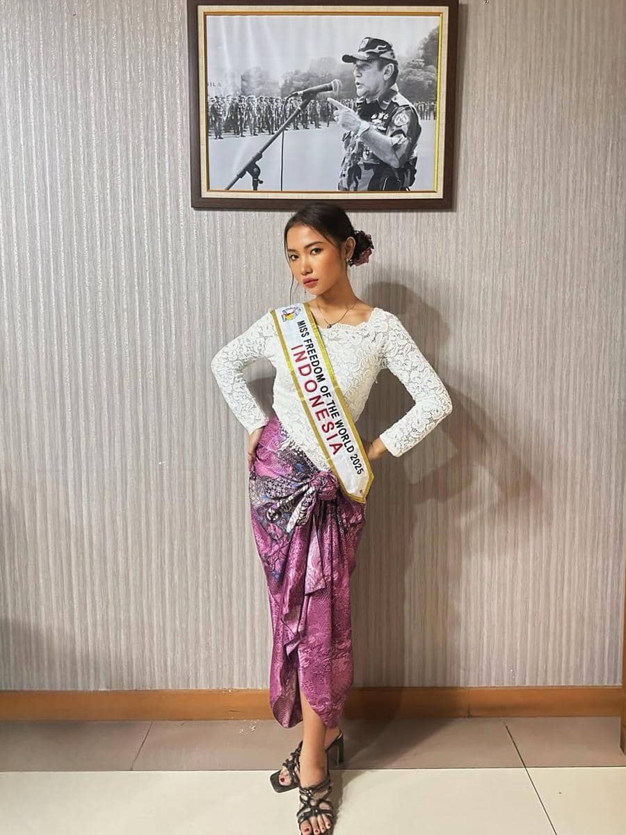 Potret Miss Intercontinental Indonesia 2026, Adinda Puri