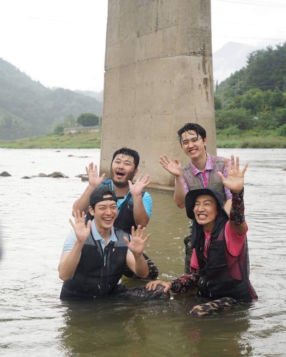 Kim Woo Bin, Lee Kwang Soo, Kim Ki Bang, dan D.O. EXO