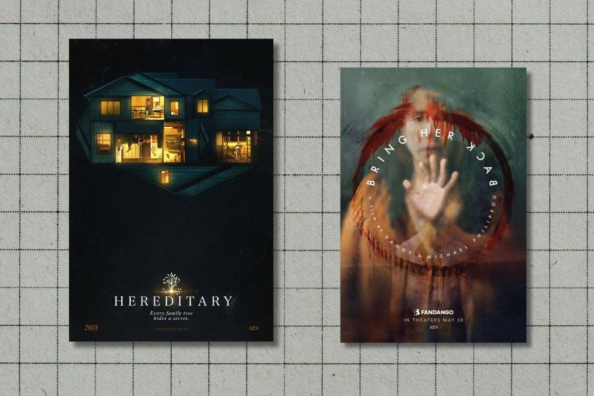 poster film Hereditary dan Bring Her Back