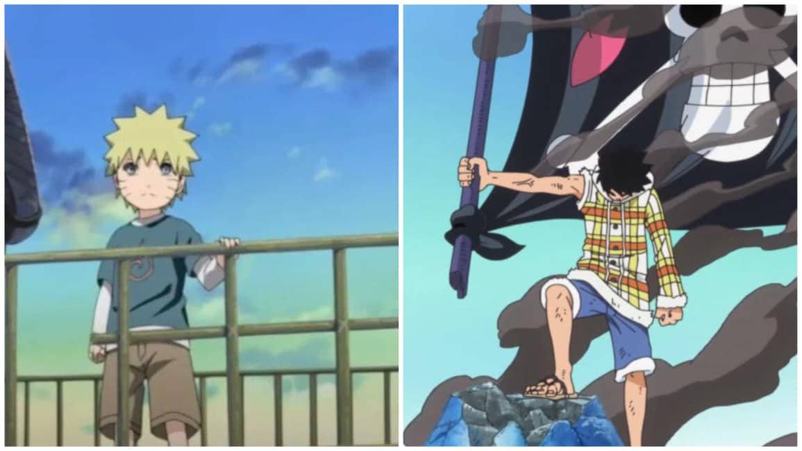 Naruto Uzumaki dan Monkey D. Luffy. (Dok. Pierrot/Naruto, Toei Animation/One Piece)