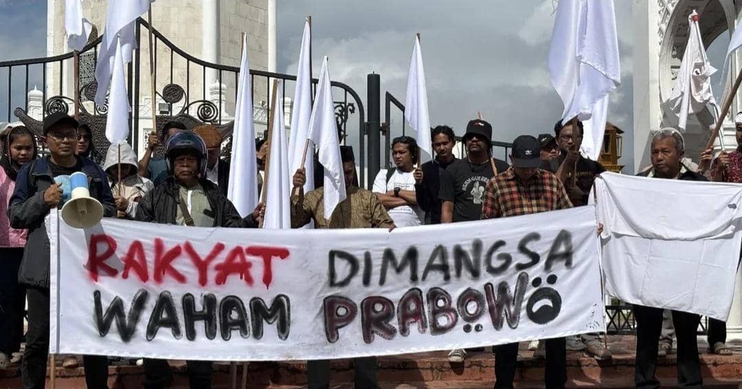 Aksi Bendera Putih di Aceh, Desak Status Bencana Nasional Diberlakukan