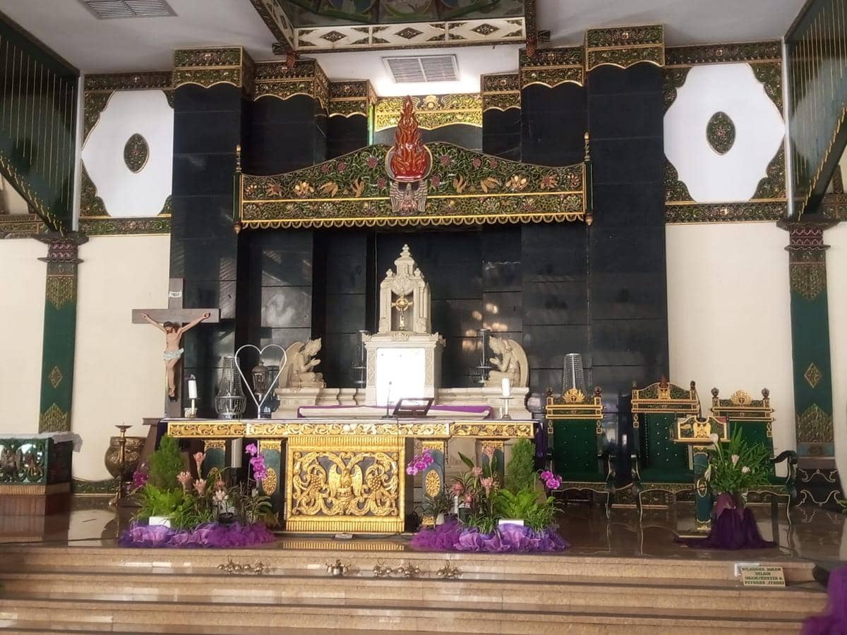 Gereja HKTY Ganjuran Bantul.