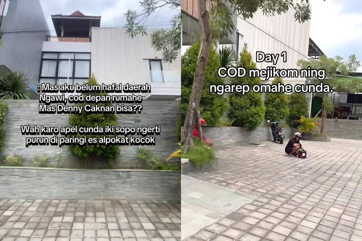 tren COD depan rumah Denny Caknan