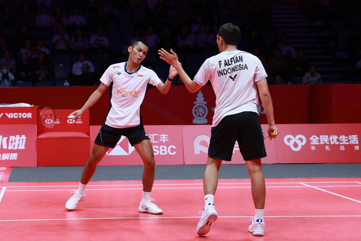 Fajar Alfian/Muhammad Shohibul Fikri menjalani laga kedua fase Grup B BWF World Tour Finals 2025