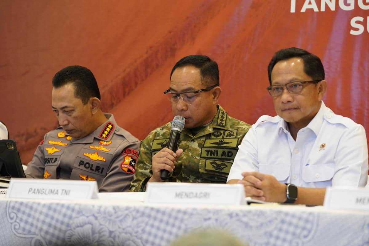 Banjir Sumatra, Panglima TNI