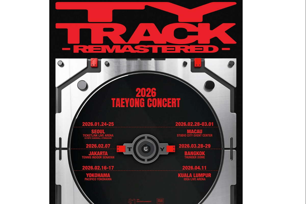 poster konser TAEYONG CONCERT <TY TRACK - REMASTERED> in JAKARTA