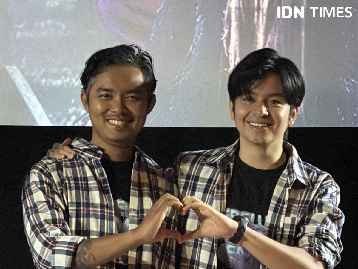 momen konferensi pers Sebelum Dijemput Nenek 