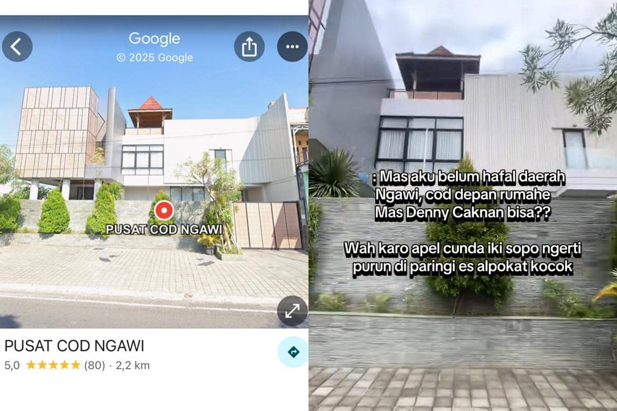 tren COD depan rumah Denny Caknan