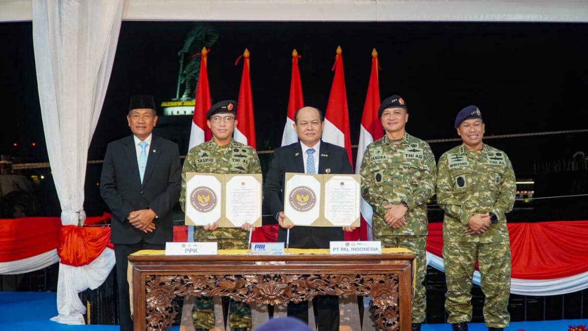 Kemhan Luncurkan Kapal Fregat Pertama, Diberi Nama KRI Balaputradewa