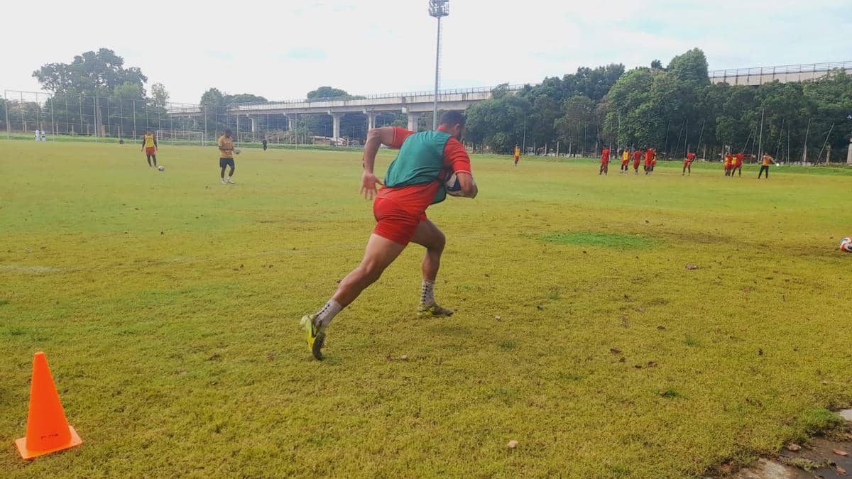 Fernando Barbosa latihan terpisah dari Sumsel United (Dok. Media Officer)