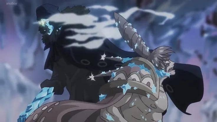 Aokiji mengalahkan Charlotte Cracker