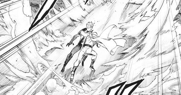 Saitama melepaskan tinjunya ke Genos - One Punch Man