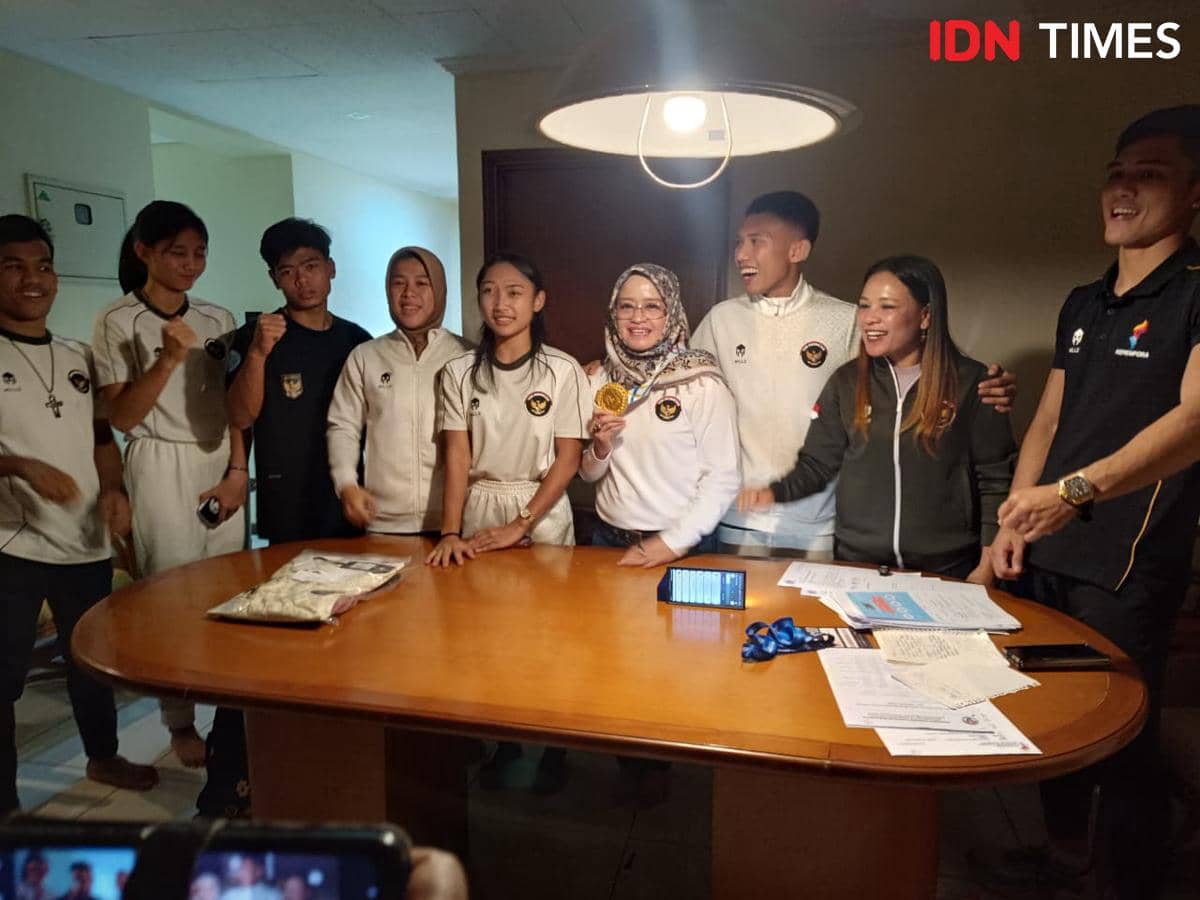 Tim kickboxing Indonesia untuk SEA Games 2025. 