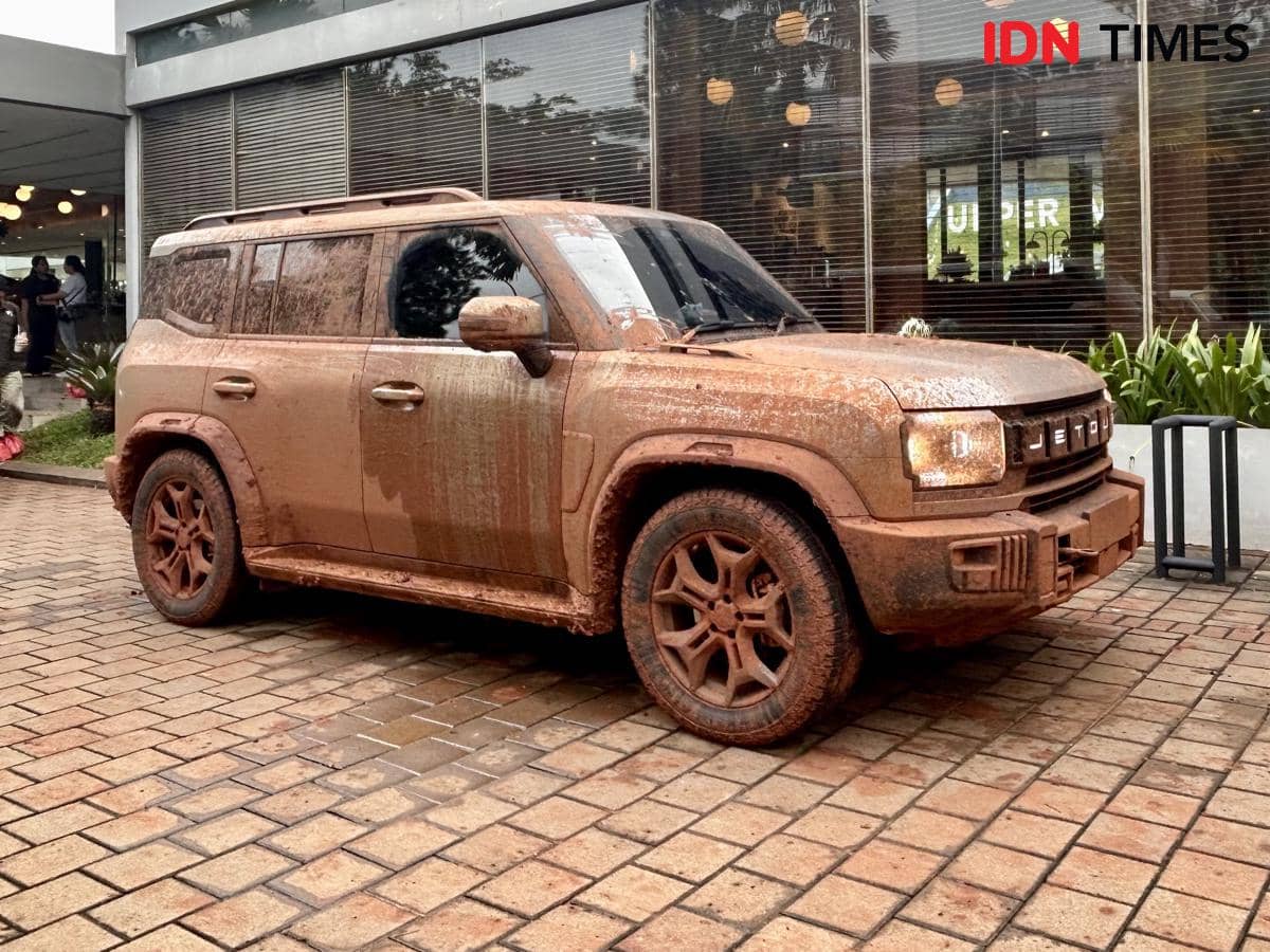 Jetour T2 usai dijajal IDN Times di jalur off road.