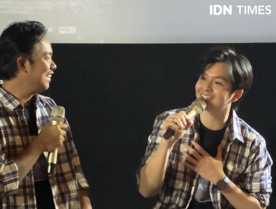 momen konferensi pers Sebelum Dijemput Nenek