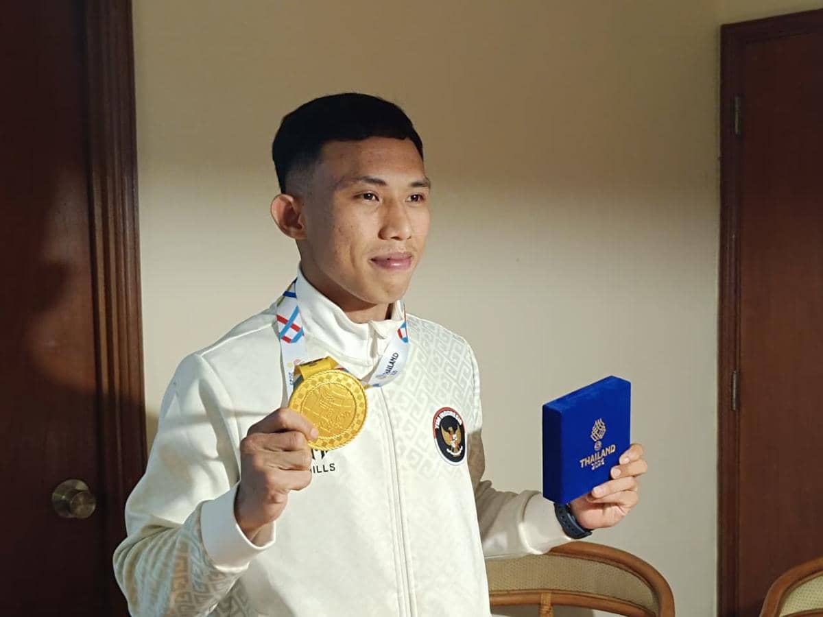 Tim kickboxing Indonesia untuk SEA Games 2025. 