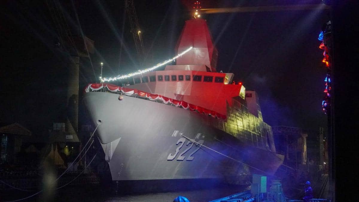 Kemhan Luncurkan Kapal Fregat Pertama, Diberi Nama KRI Balaputradewa