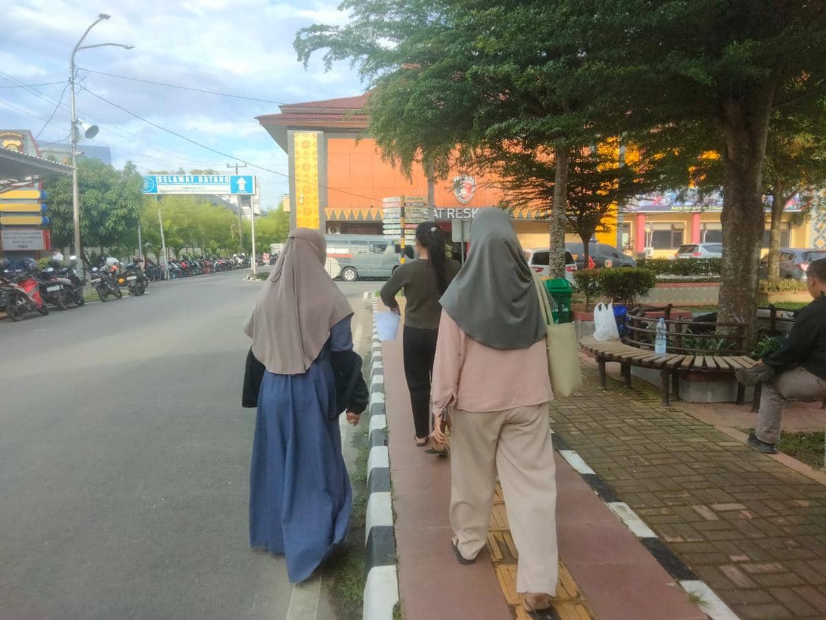 Mahasiswi asal Tanjung Lago Banyuasin melapor kehilangan motor ke Polrestabes Palembang (Dok: Polrestabes Palembang)