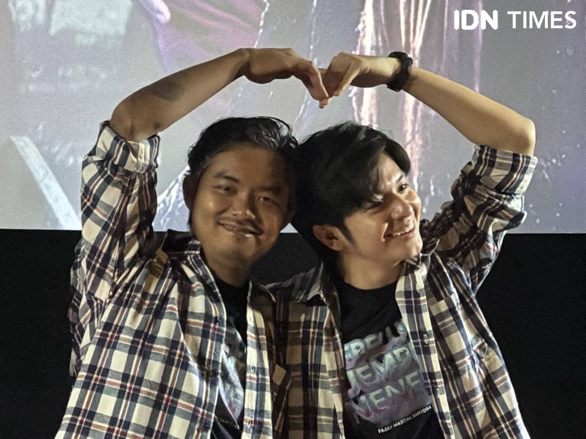 momen konferensi pers Sebelum Dijemput Nenek 