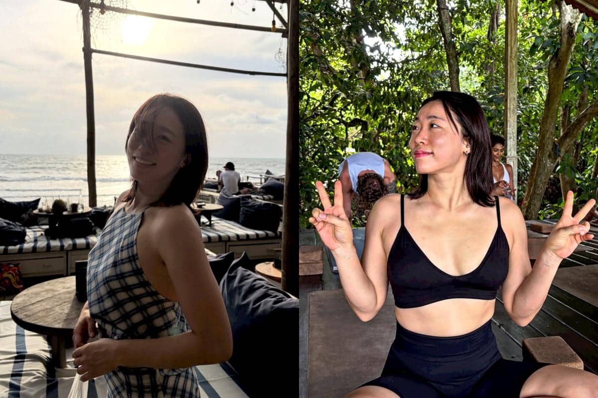 potret aktris Lee Mi Do liburan di Bali 