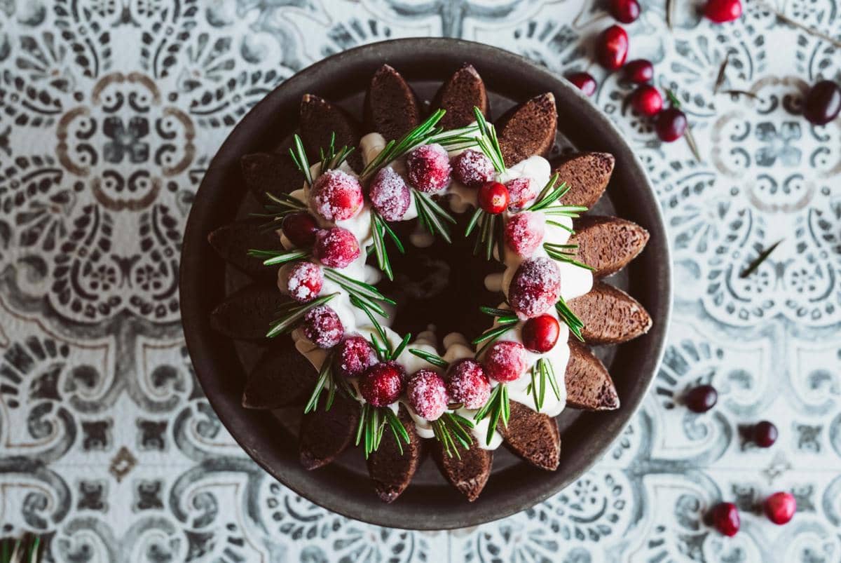 chocolate christmas Cake