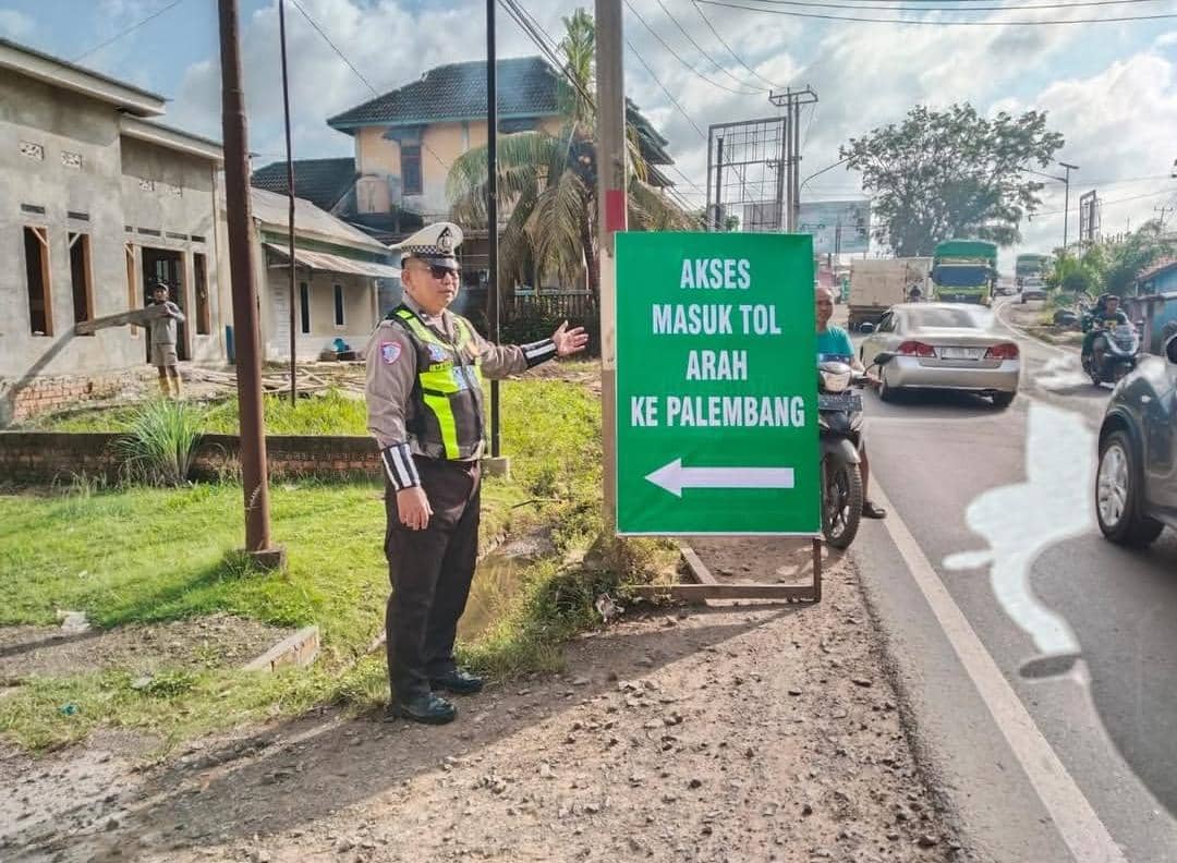 Ruas Tol Musi Pait-Pulau Rimau sudah dibuka fungsional. (Dok. Satlantas Polres Banyuasin)
